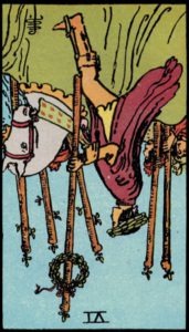 Six of Wands (Ters)